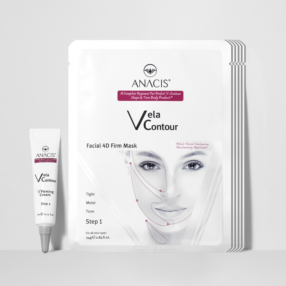 Комплекс для миттєвого ліфтингу шкіри обличчя Anacis Vela Contour Firm Mask