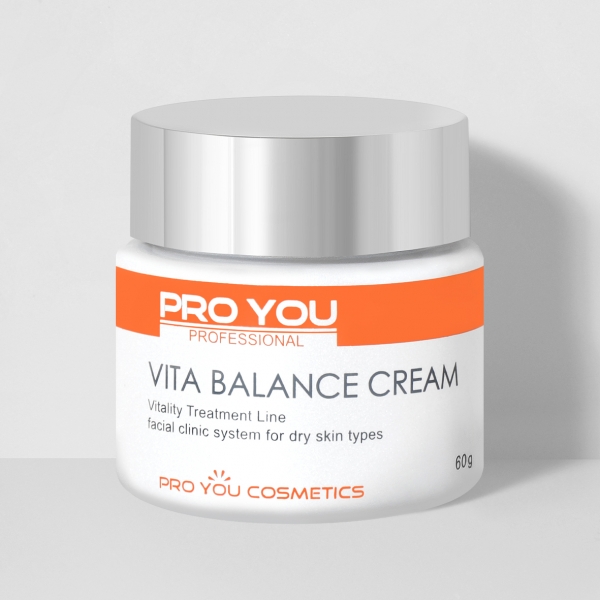Крем для зневодненої шкіри обличчя з вітамінами Vita Balance Cream, 60г.