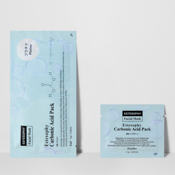 Маска для карбокситерапии лица с Коллагеном Estesophy Carbonic Acid Pack Collagen
