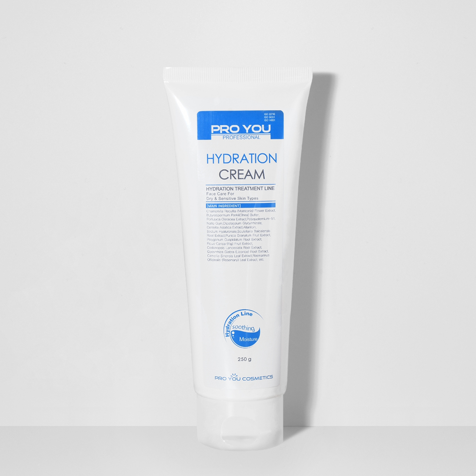 Крем для інтенсивного зволоження шкіри обличчя з гіалуроновою кислотою Pro You Professional Hydration Cream, 250 мл