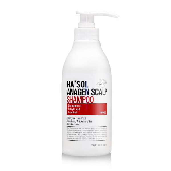 Шампунь для тонкого та слабкого волосся проти випадіння HASOL Anagen Shampoo, 500 мл