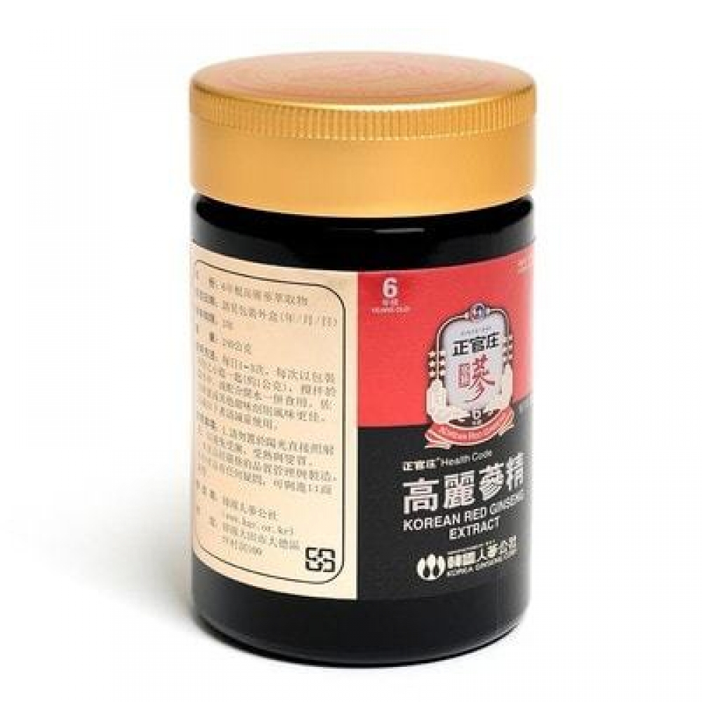 Органічний екстракт червоного корейського женьшеню KGC для загального оздоровлення організму, 240 г
