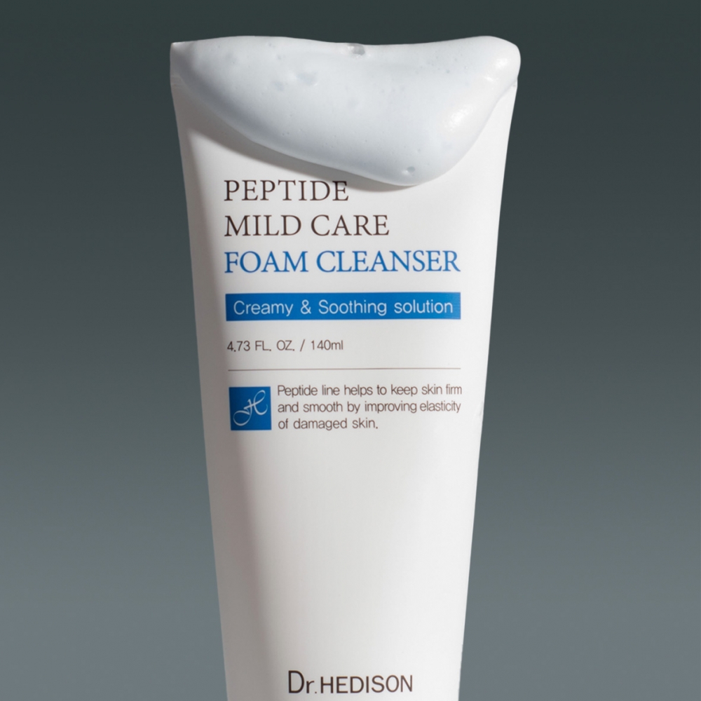 Безсульфатна пінка для вмивання з пептидами Dr.HEDISON Peptide Mild Care Foam Cleanser