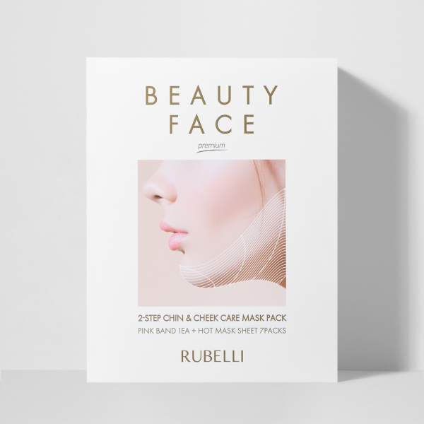 Маска для підтяжки контуру обличчя RUBELLI Beauty Face, 7 шт