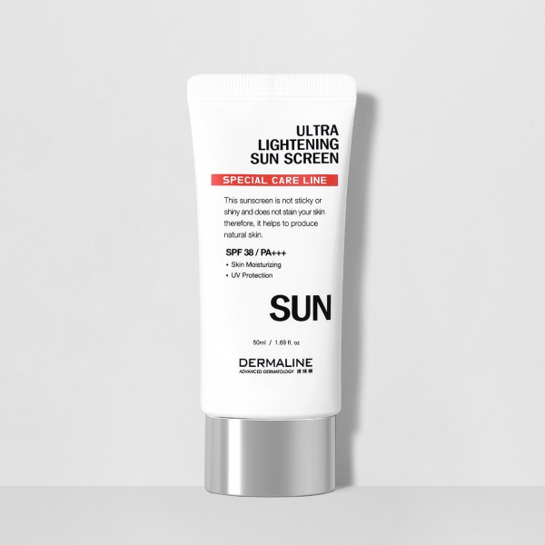 Солнцезащитный крем Dermaline Ultra Lightening Sun Screen SPF 38/PA+++