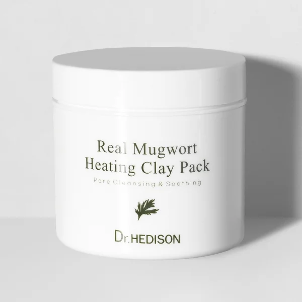 Разогревающая маска против черных точек с экстрактом полыни Real Mugwort Heating Clay Pack от Dr.HEDISON